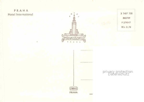 Praha Prahy Prague Hotel International – Bild 2