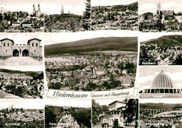 Niedernhausen Taunus und Umgebung Bad Homburg Saalburg Gross