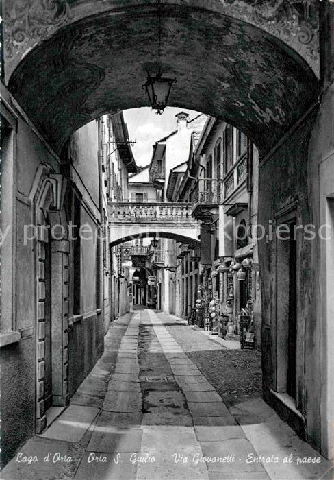 Orta San Giulio Via Giovanetti Entrata al paese
