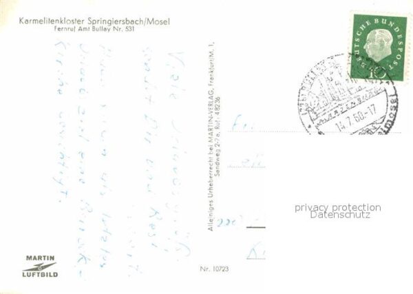 Springiersbach Karmelitenkloster Fliegeraufnahme – Bild 2