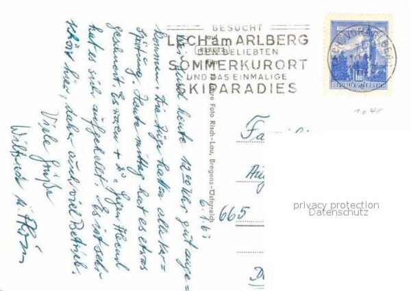 Arlberg und Umgebung Landkarte Wintersportplatz – Bild 2