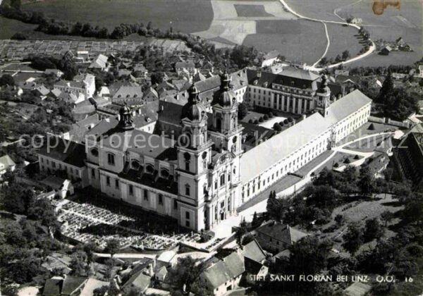 Sankt Florian Stift St Florian Kloster Fliegeraufnahm