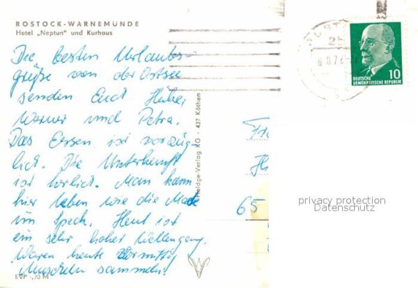 Warnemuende Ostseebad Hotel Neptun und Kurhaus – Bild 2