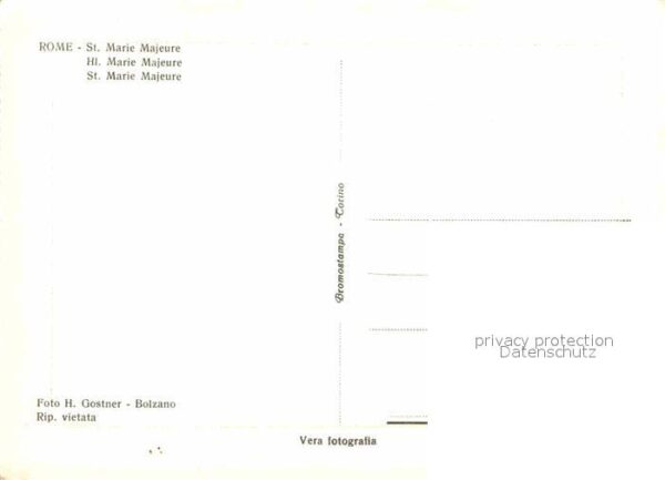 Roma Rom Chiesa Santa Maria Maggiore Kirche – Bild 2