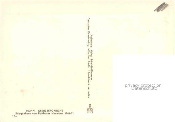 Bonn Rhein Kreuzbergkirche Stiegenhaus von Balthas – Bild 2