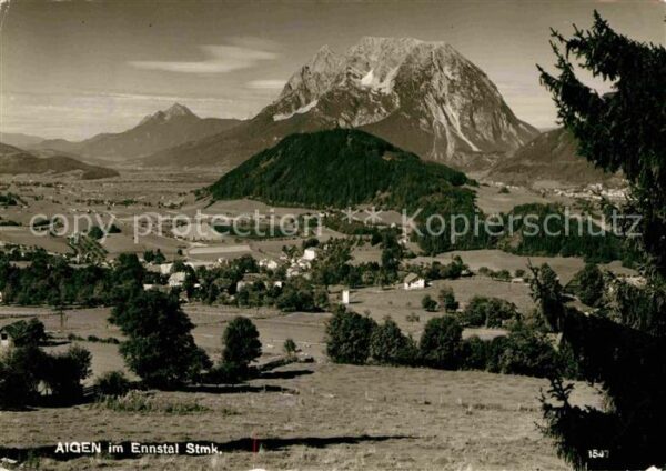 Aigen Ennstal Steiermark Landschaftspanorama Alpen