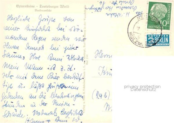 Externsteine Sandstein Felsformationen im Teutoburge – Bild 2