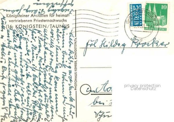 Koenigstein Taunus Königsteiner Anstalten für heimatvertri – Bild 2