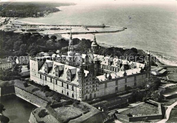 Kronborg Slot Schloss Fliegeraufnahme