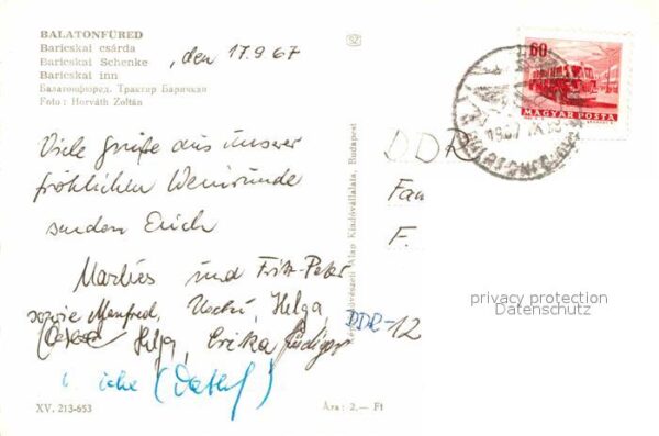 Balatonfuered Barieskai csarda Schenke – Bild 2