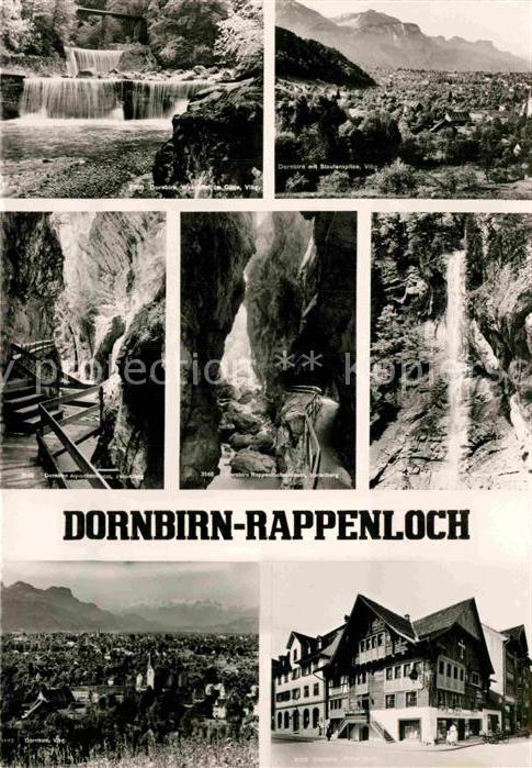 Dornbirn Vorarlberg Rappenloch Schlucht Wasserfall Alplochs