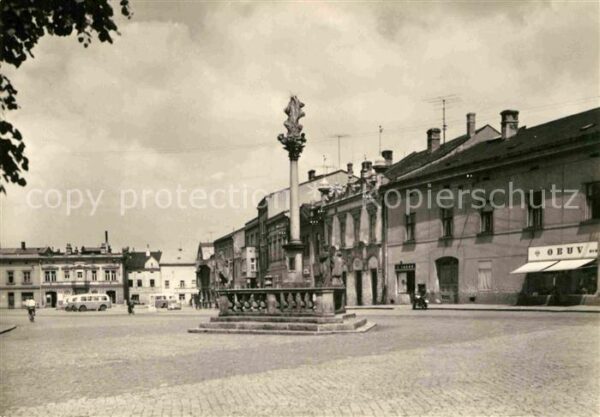 Holesov Gottwaldovo namesti Platz Brunnen