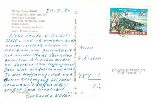 Hevizgyogyfuerdoe Neues Heilbad – Bild 2