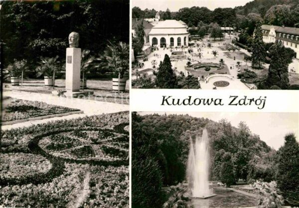 Kudowa-Zdroj Pomnik Stanislawa Moniuszki Denkmal Büs