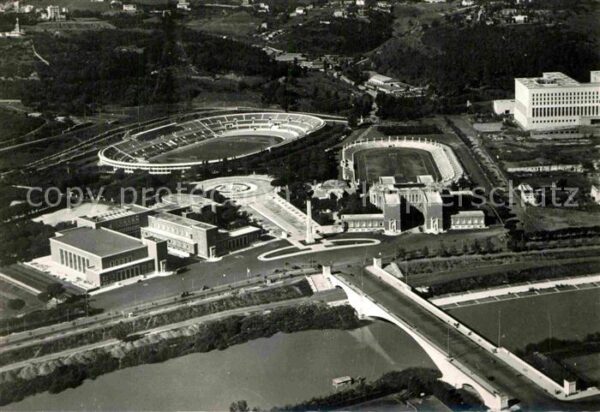 Roma Rom Villaggio Olimpico Olympisches Dorf Fli