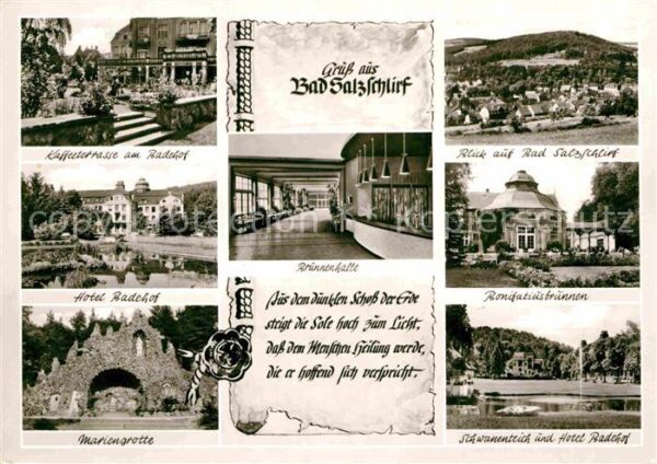 Bad Salzschlirf Kaffeeterrasse Badehof Hotel Mariengrot