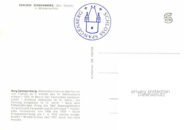 Spangenberg Hessen Schloss im Wiederaufbau – Bild 2