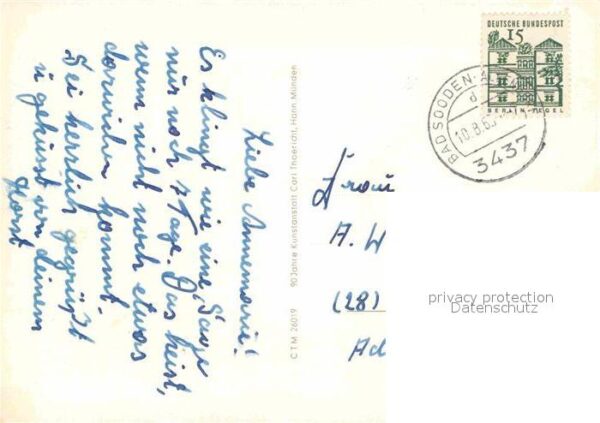 Bad Sooden-Allendorf Kurhaus Halle Lesehalle Gradierwerk – Bild 2