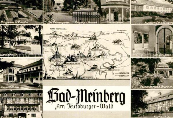Bad Meinberg Kurort und Umgebung Teutoburger Wald