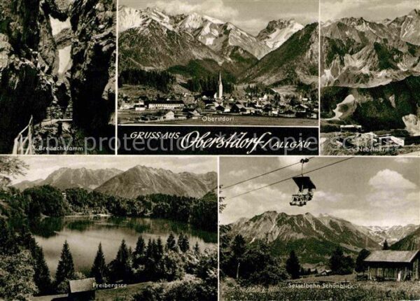 Oberstdorf Breitachklamm Alpenpanorama Nebelhorn S