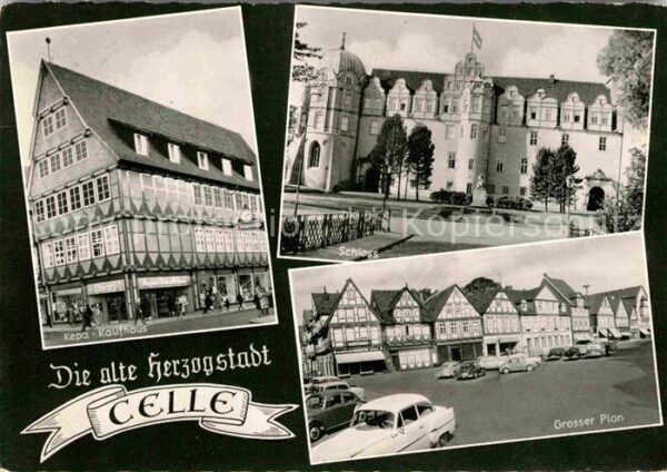 Celle Niedersachsen Herzogstadt Kepa Kaufhaus Schloss Gross