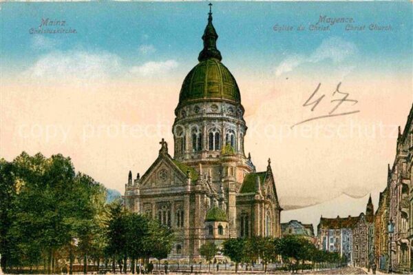Mainz Rhein Christuskirche
