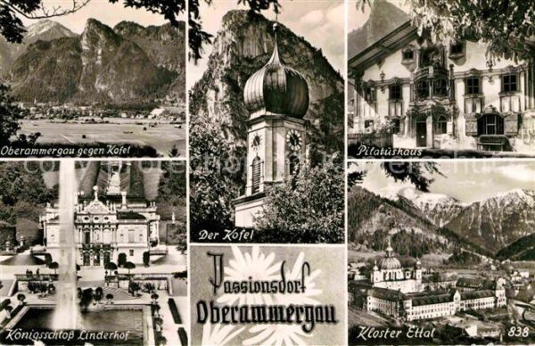 Oberammergau Kloster Ettal Königsschloss Linderhof