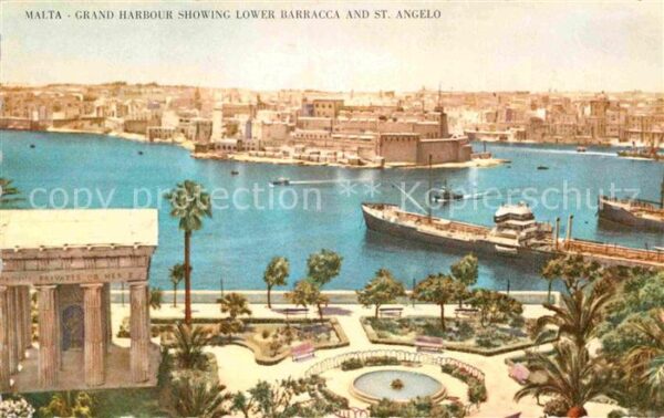 Malta Grand Harbour Sankt Angelo