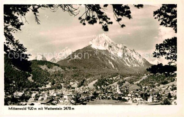Mittenwald Bayern Wetterstein