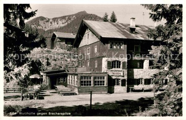 Schliersee Wurzhütte gegen Brecherspitze