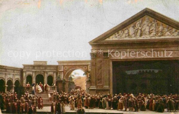 Oberammergau Passionsspiele 1922 Empörung