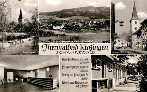 Bad Krozingen Evangelische Kirche Trinkhalle Hauptstr