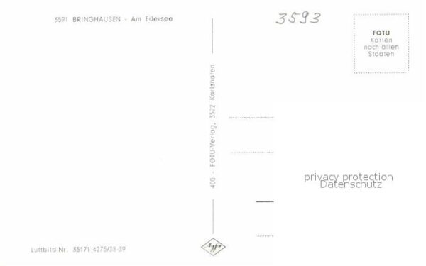 Bringhausen Fliegeraufnahme Edersee – Bild 2