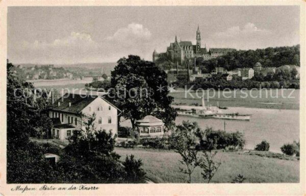 Meissen Elbe Sachsen Partie an der Knotte