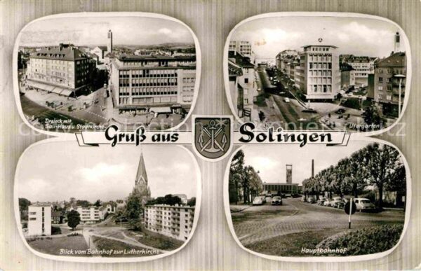 Solingen Sali Haus Stadtkirche Lutherkirche Bahn
