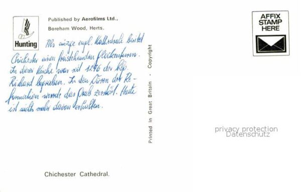 Borehamwood Fliegeraufnahme Chichester Kathedrale – Bild 2