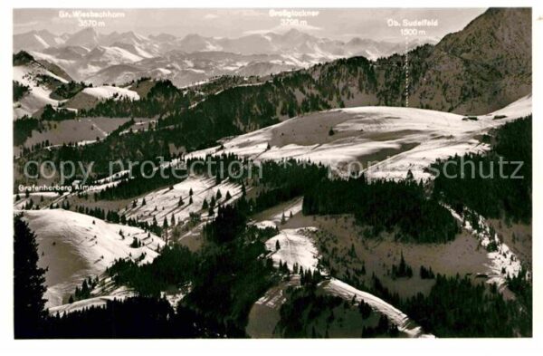 Sudelfeld Blick gegen die Hohen Tauern