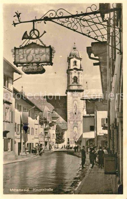Mittenwald Karwendel Tirol Hauptstrasse