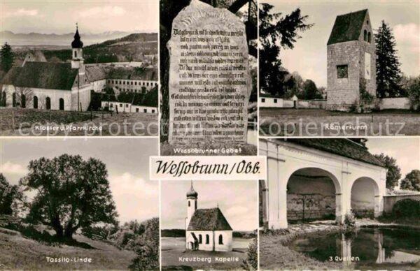 Wessobrunn Kloster Pfarrkirche Kreuzberg Kapelle