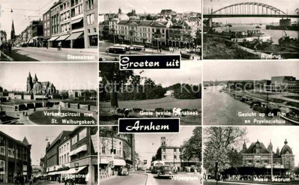 Arnhem Rijnbrug Willemsplein Steenstraat