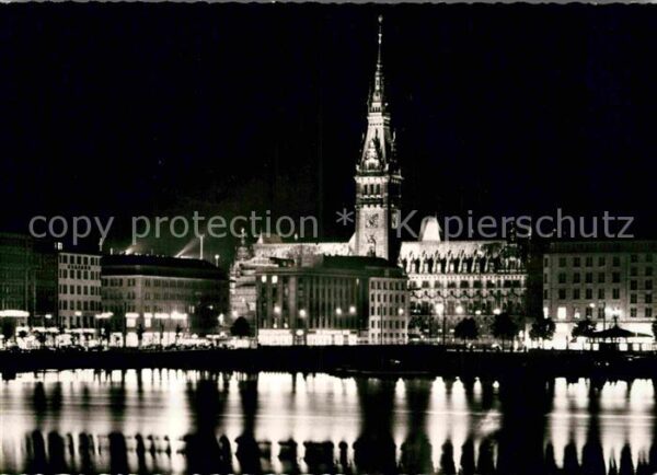 Hamburg Binnenalster Rathaus