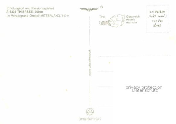 Thiersee Fliegeraufnahme – Bild 2