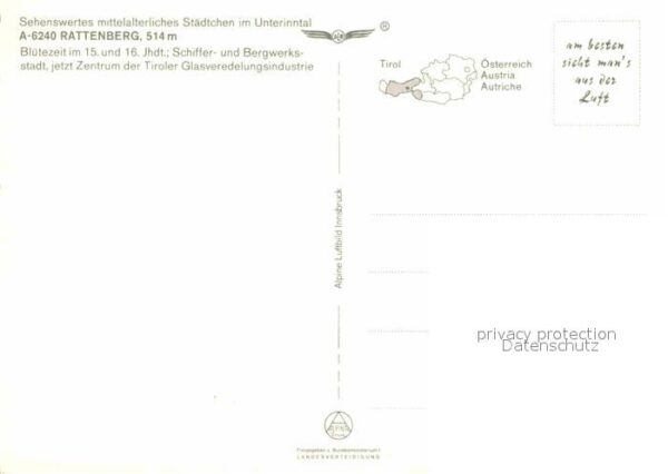 Rattenberg Tirol Panorama Fliegeraufnahme – Bild 2