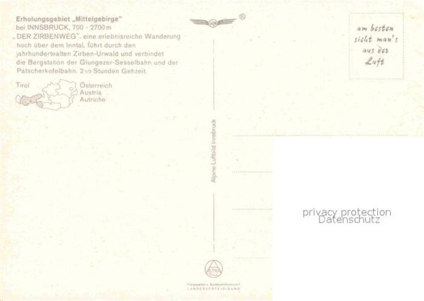 Igls Tirol Fliegeraufnahme Zirbenweg – Bild 2