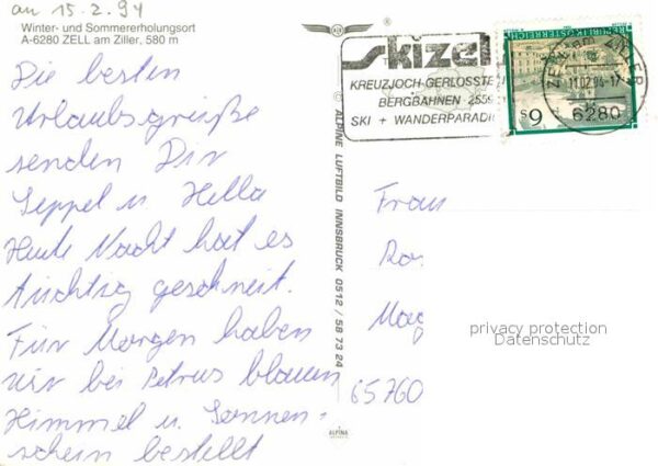 Zell Ziller Tirol Fliegeraufnahme – Bild 2