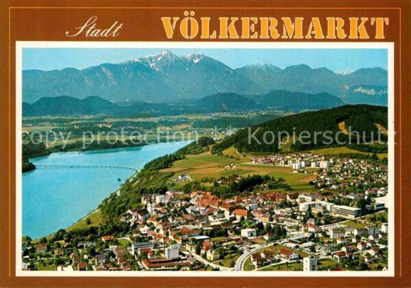 Voelkermarkt Fliegeraufnahme Stausee