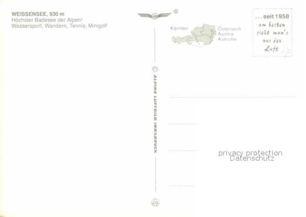 Weissensee Kaernten Fliegeraufnahme – Bild 2