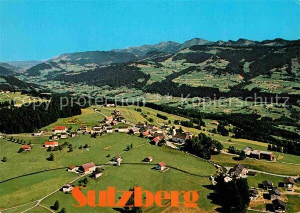 Sulzberg Vorarlberg Fliegeraufnahme