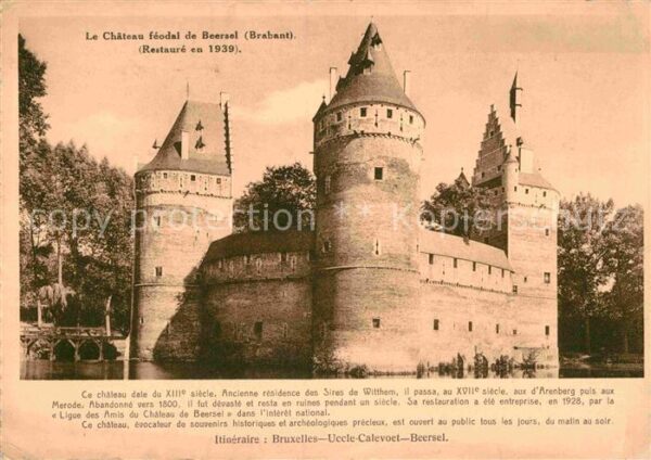 Bruessel Bruxelles La Chàteau Féodal de Beersel