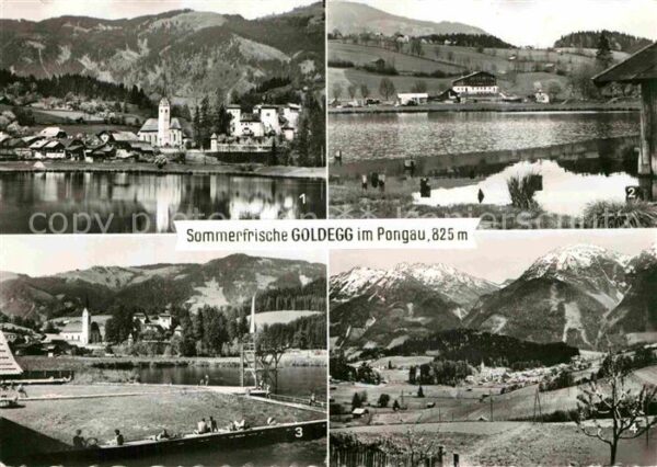 Goldegg Teilansicht Schwimmbad Panorama